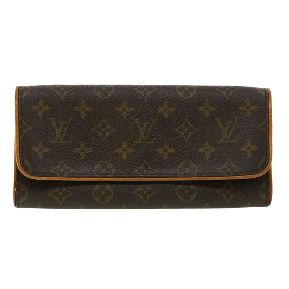 LOUIS VUITTON Monogram Pochette Twin GM Shoulder Bag M51852 LV Auth am3387 - Picture 2 of 16
